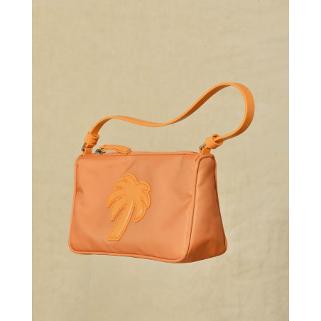 Mini sac porté épaule orange Palm Angels