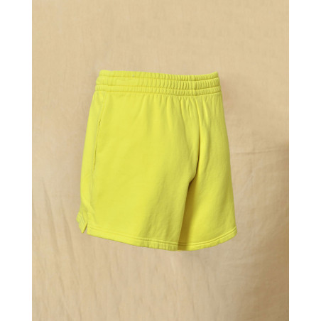 Short de sport en coton jaune 7 Days Active