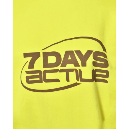 Sweat en coton jaune 7 Days Active