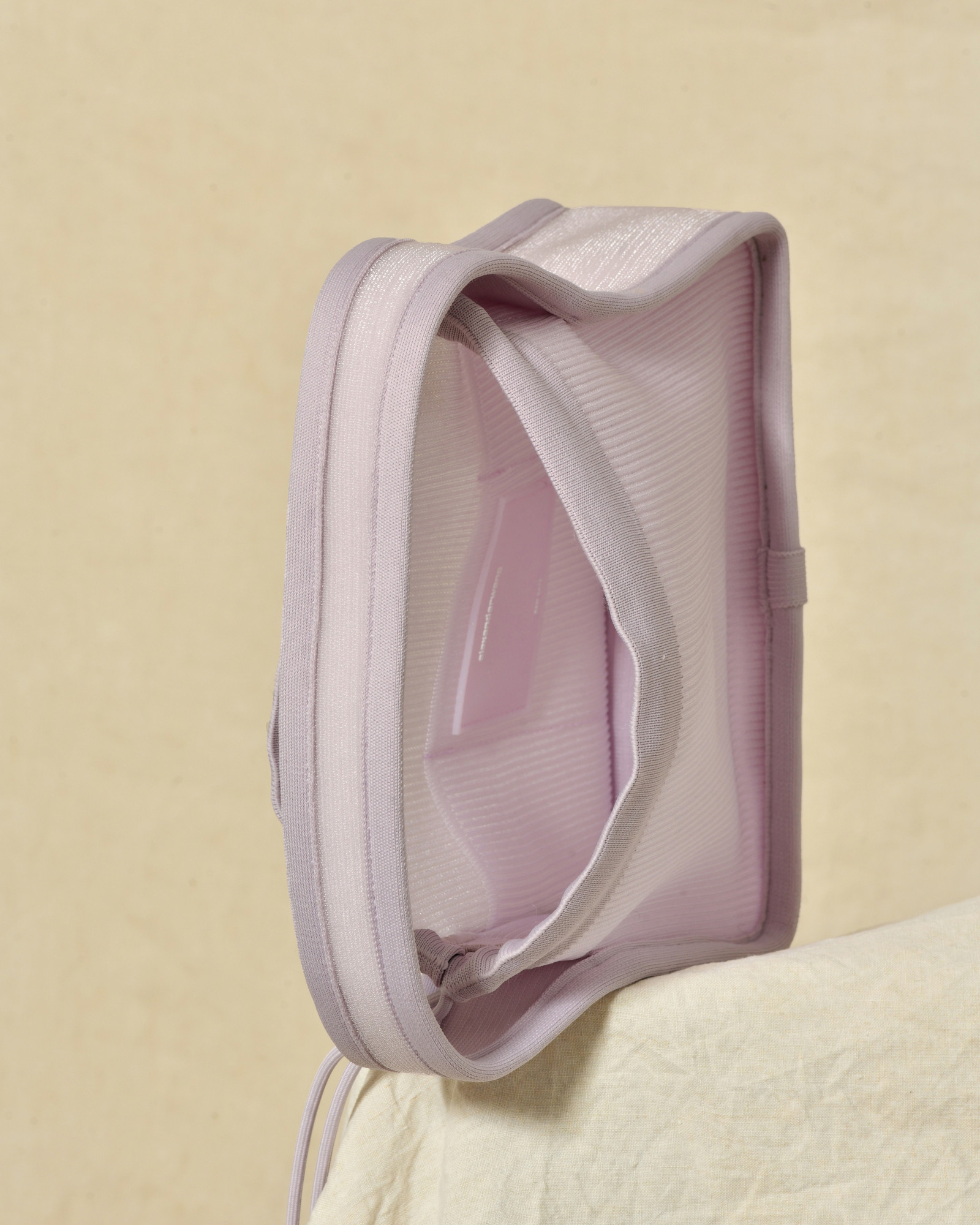 Sac à main en maille côtelée violet Alexander Wang