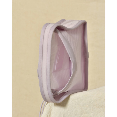 Sac à main en maille côtelée violet Alexander Wang