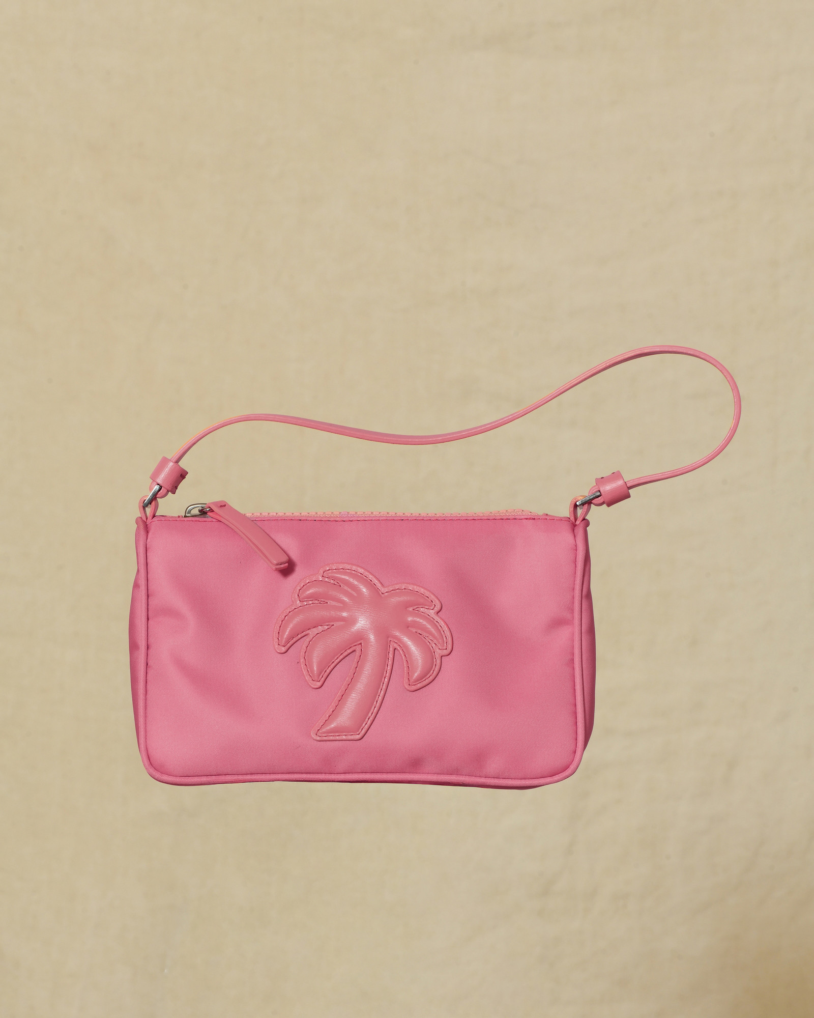 Mini sac porté épaule rose Palm Angels