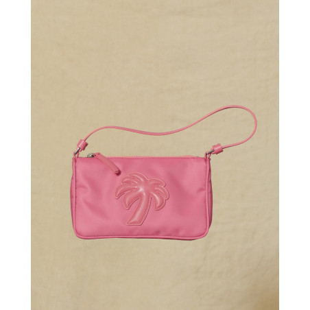 Mini sac porté épaule rose Palm Angels