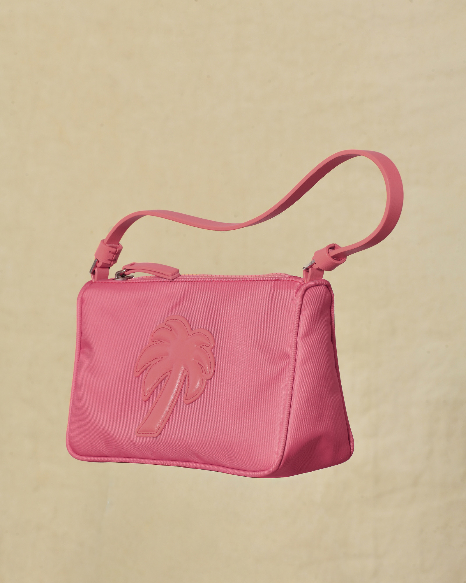 Mini sac porté épaule rose Palm Angels