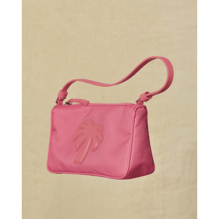 Mini sac porté épaule rose Palm Angels