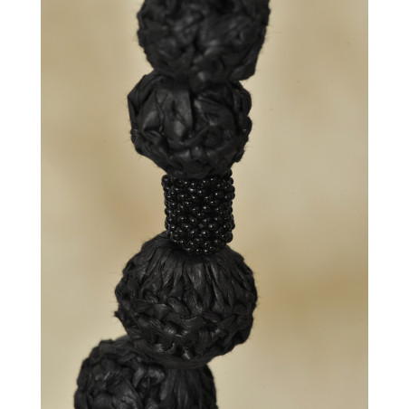 Collier à franges en raphia Liviana Conti