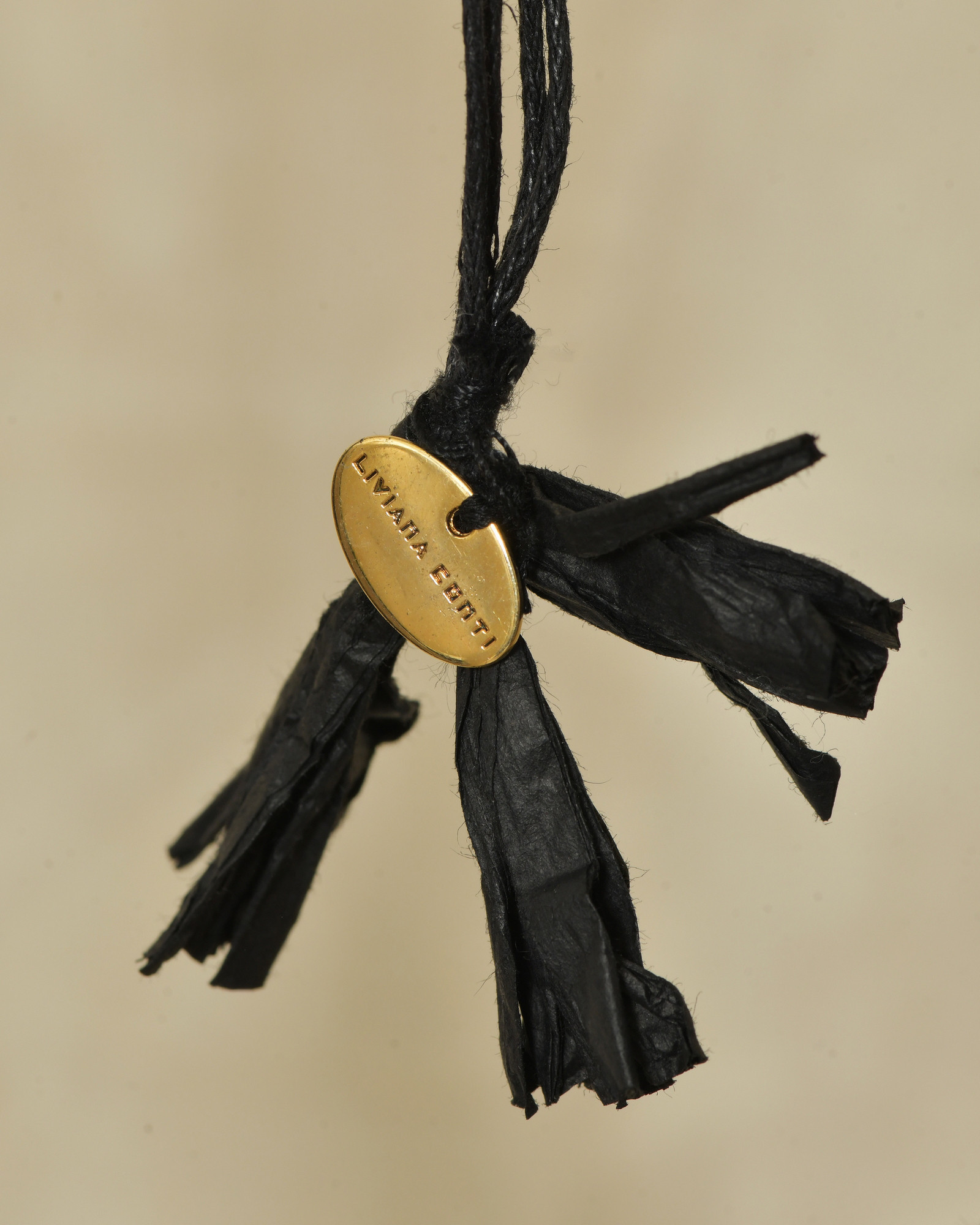 Collier à franges en raphia Liviana Conti