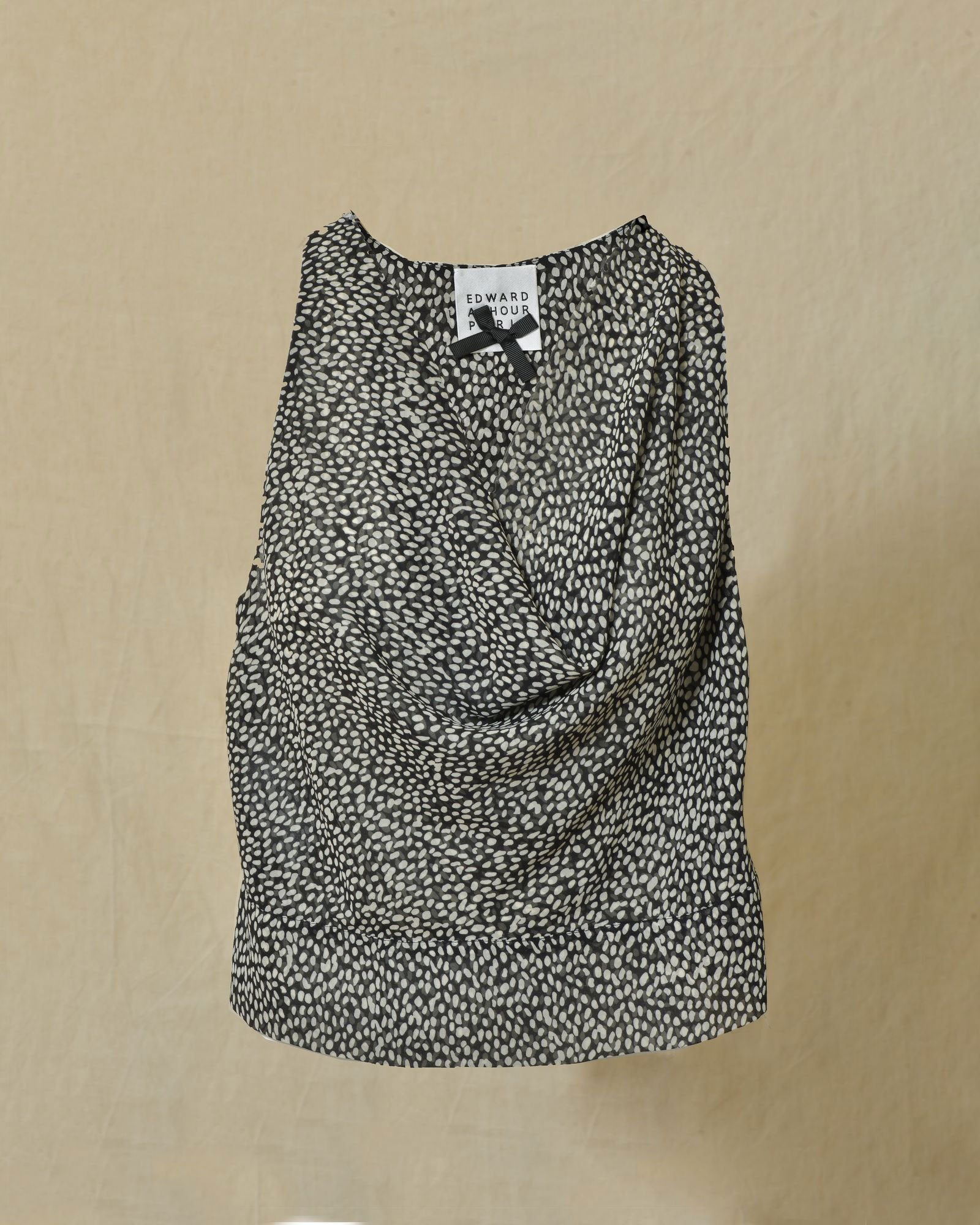 Top à décolleté drapé Edward Achour