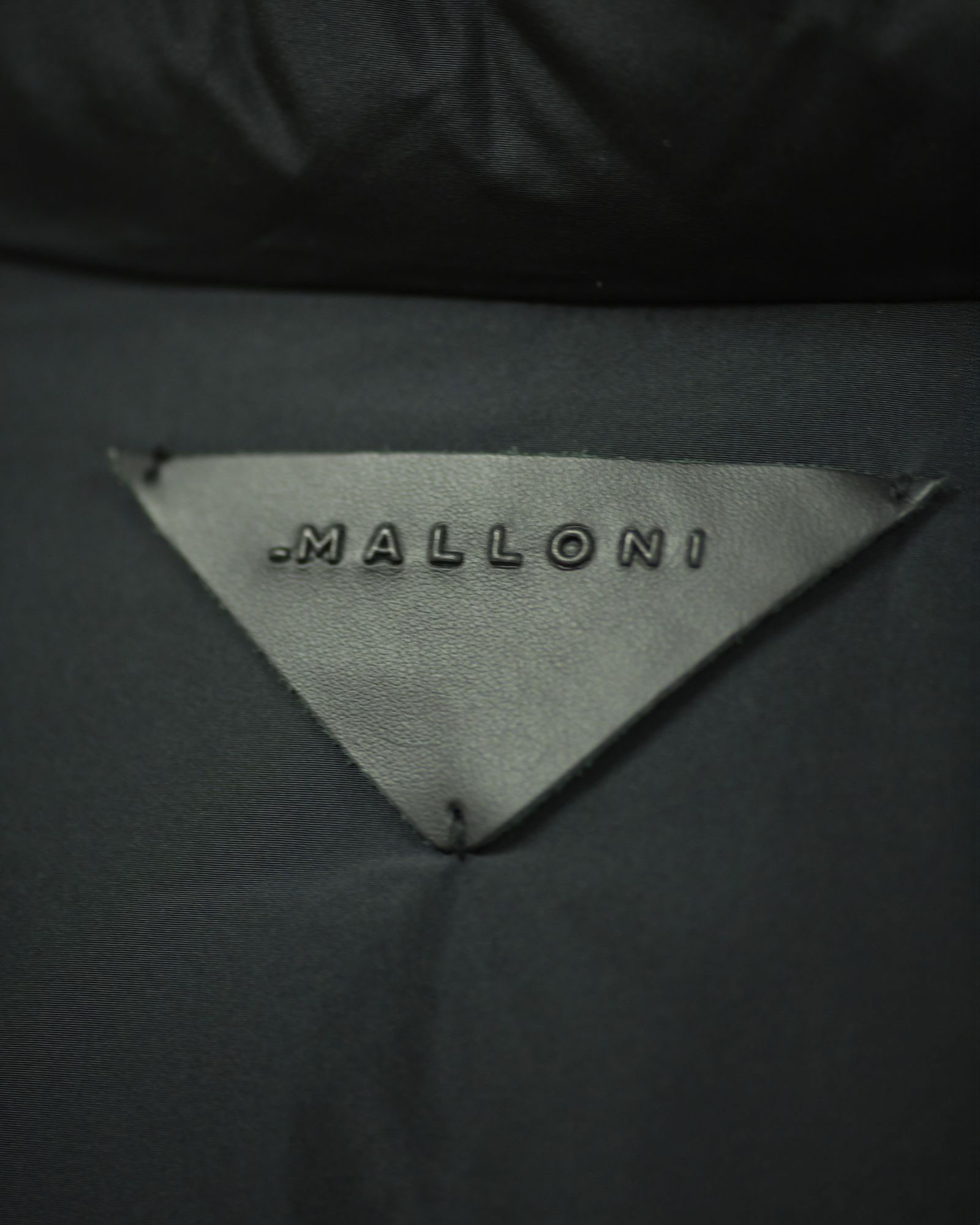 Doudoune raccourcie noire Malloni