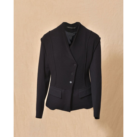 Veste bi-matière noire Malloni