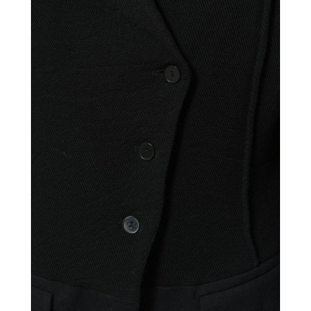 Veste bi-matière noire Malloni