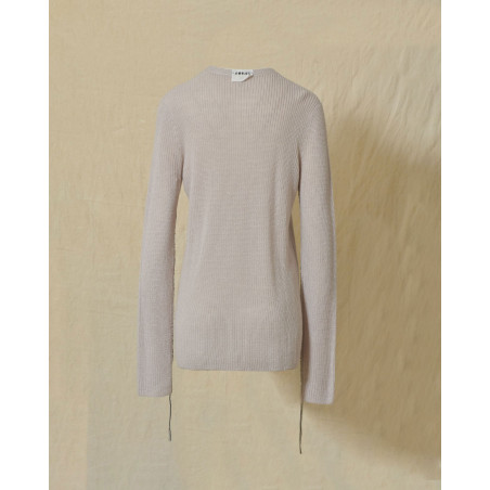 Pull en maille oversize gris Lost & Found