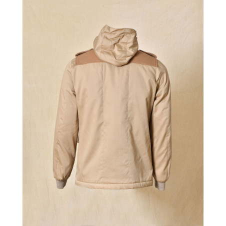 Veste beige à empiècement Ly Adams