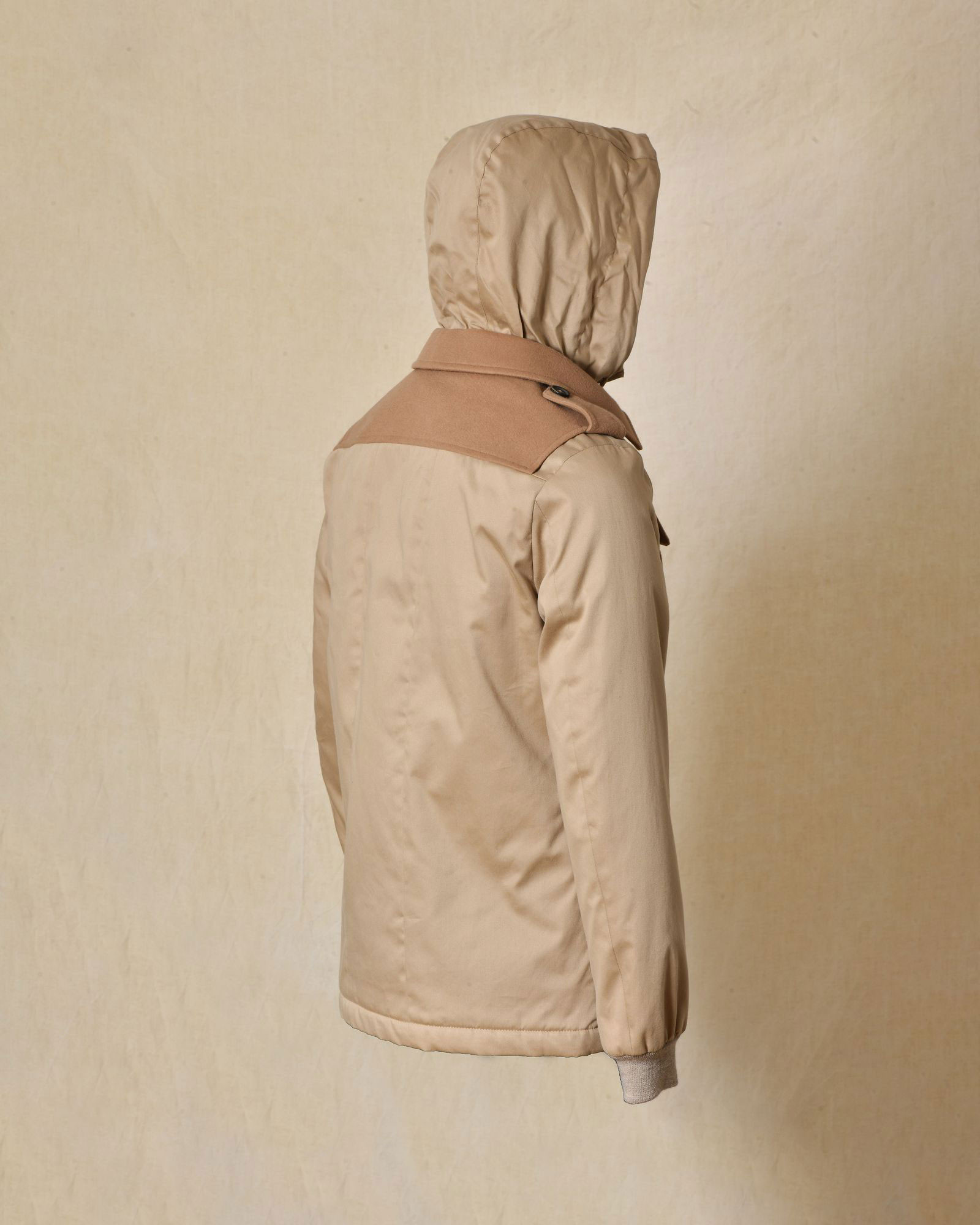 Veste beige à empiècement Ly Adams