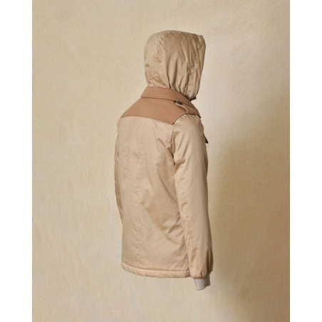 Veste beige à empiècement Ly Adams