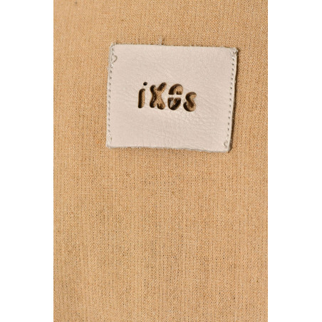 Veste camel à col officier Ixos