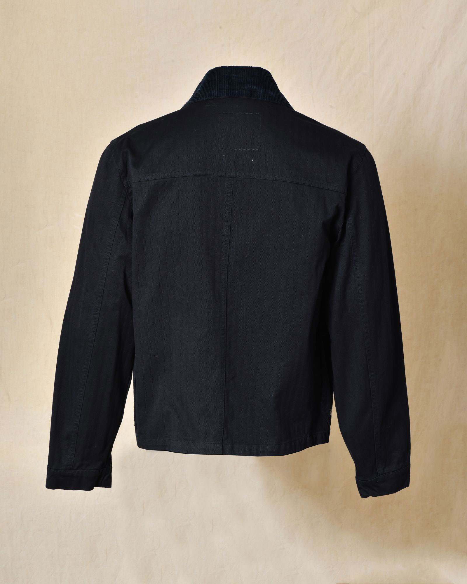 Blouson cargo à col côtelé bleu Front Street