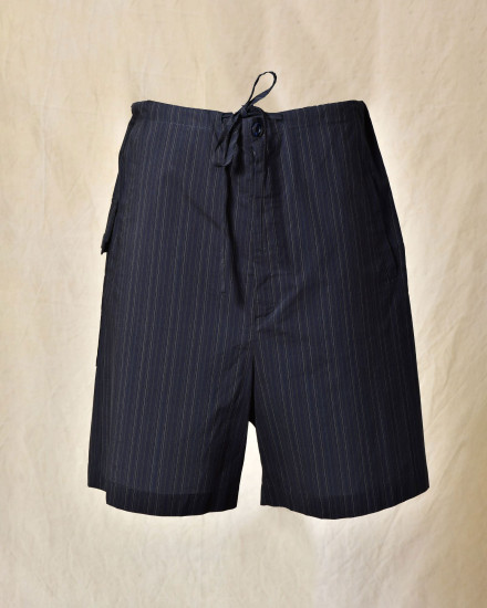 Short à rayures bleu Ixos