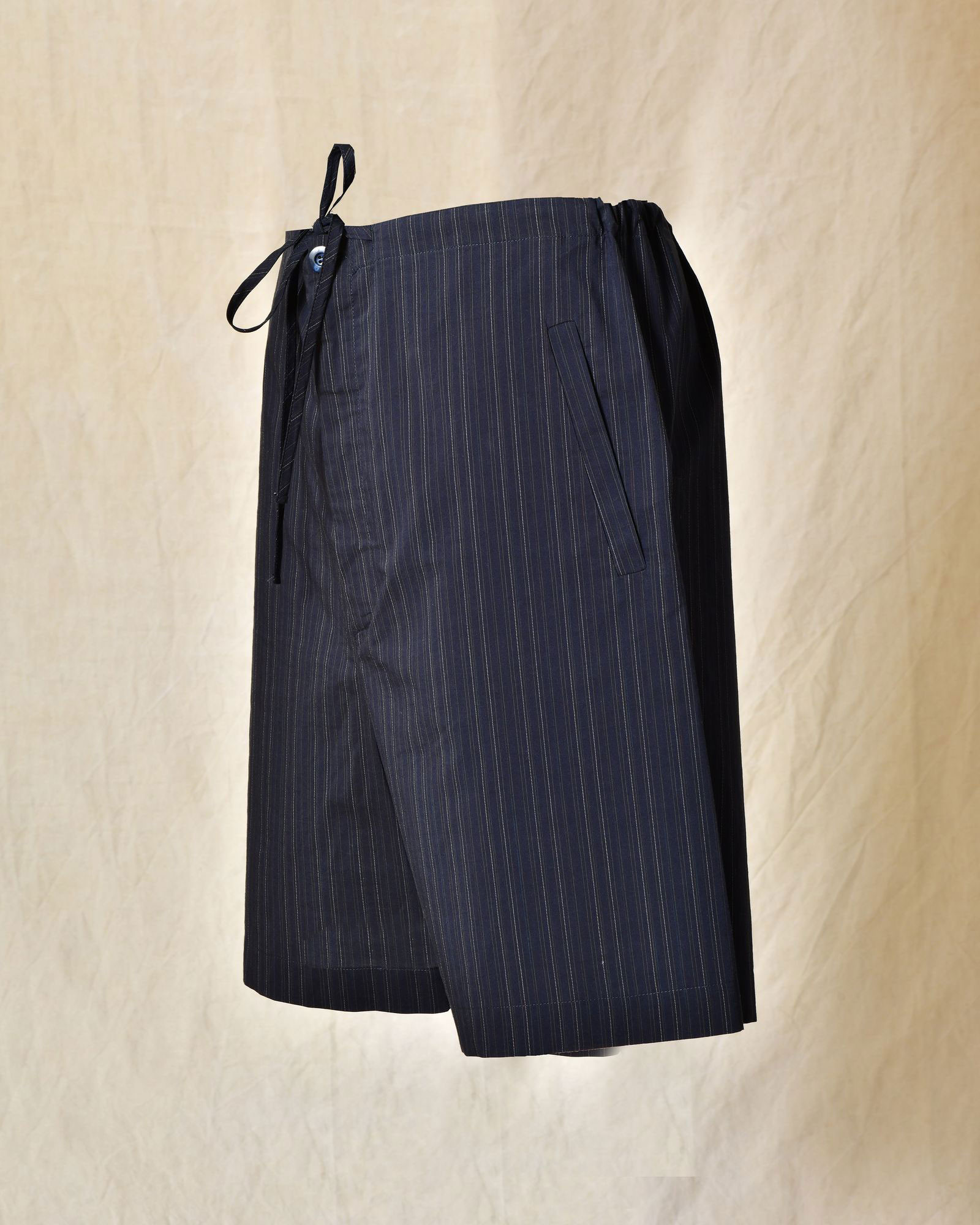 Short à rayures bleu Ixos