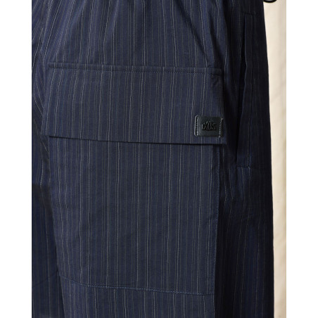 Short à rayures bleu Ixos