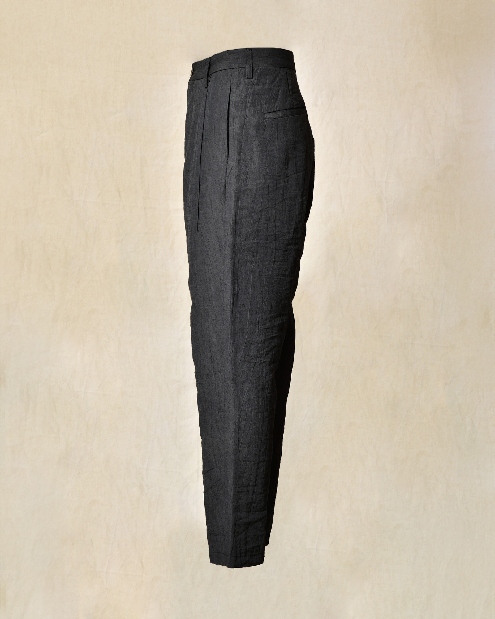 Pantalon en lin gris Ixos