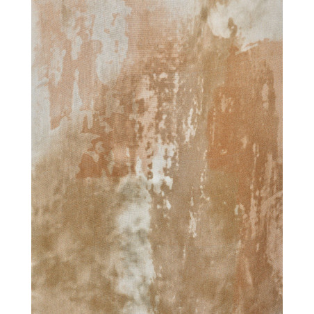 Chemise manches courtes beige effet délavé Ixos