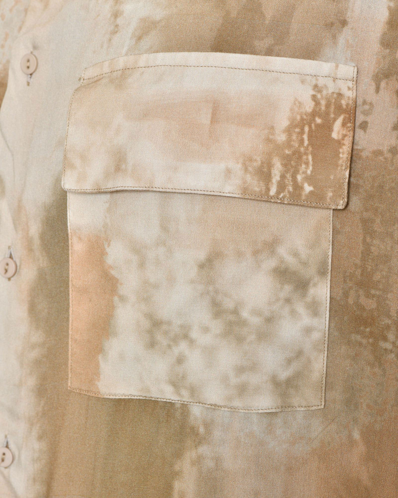 Chemise beige effet délavé Ixos