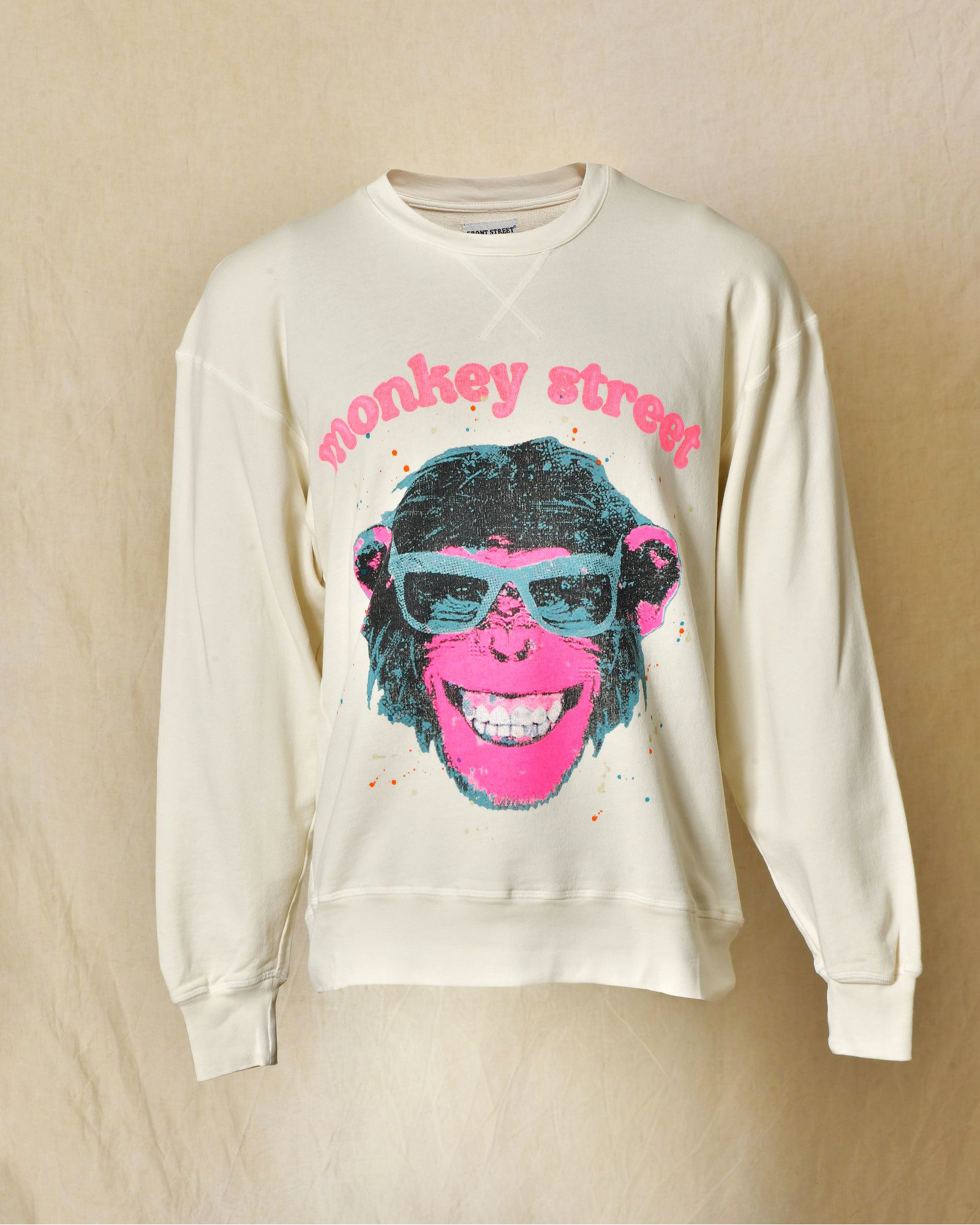 Sweat oversize imprimé "Monkey Street" Front Street