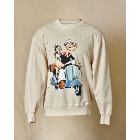 Sweat oversize imprimé "Popeye" Front Street