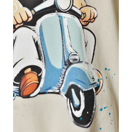 Sweat oversize imprimé "Popeye" Front Street