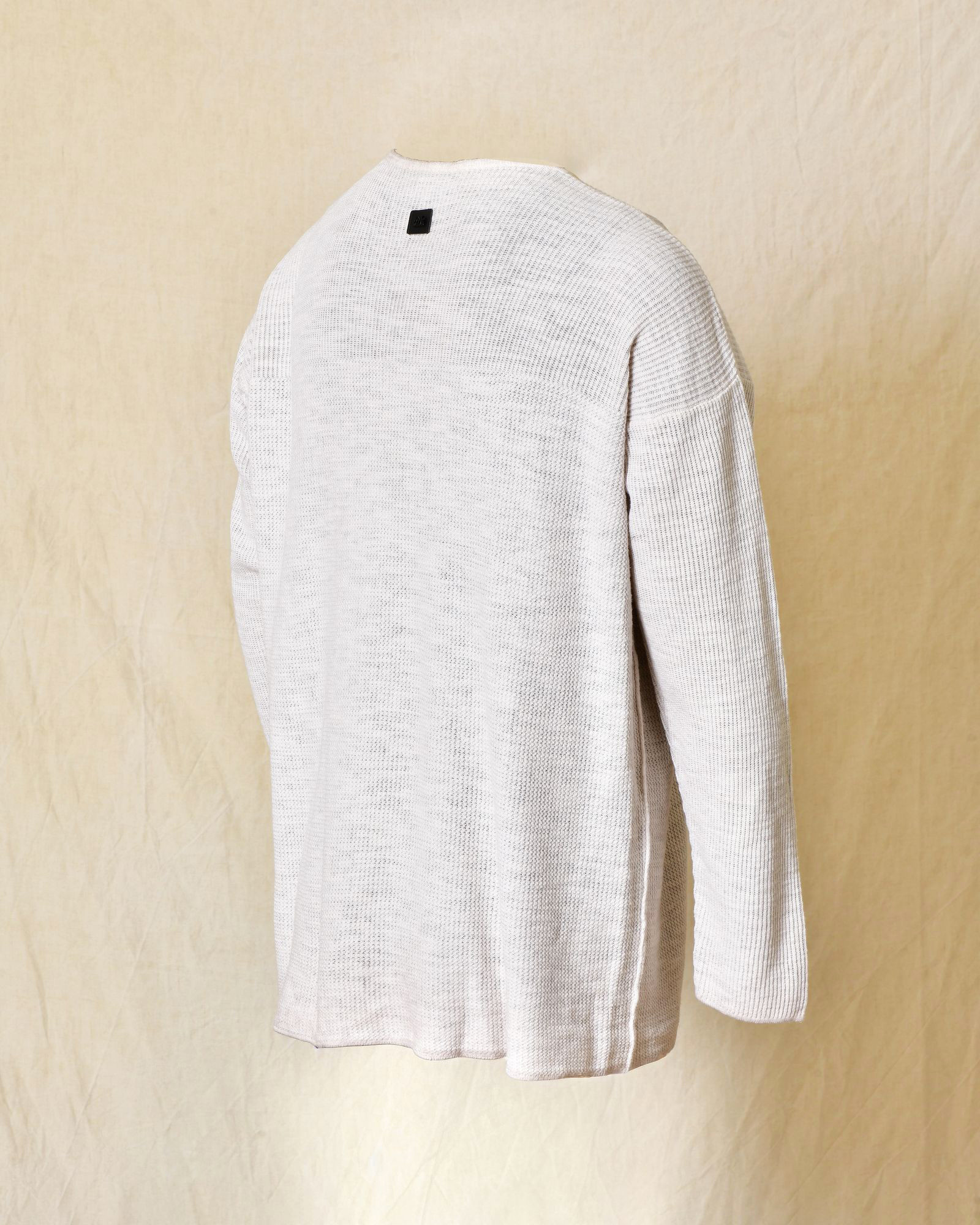 Pull en maille blanc chiné Ixos