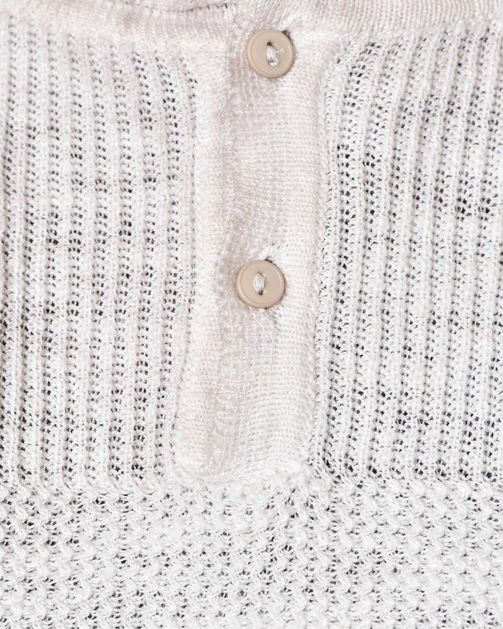 Pull en maille blanc chiné Ixos