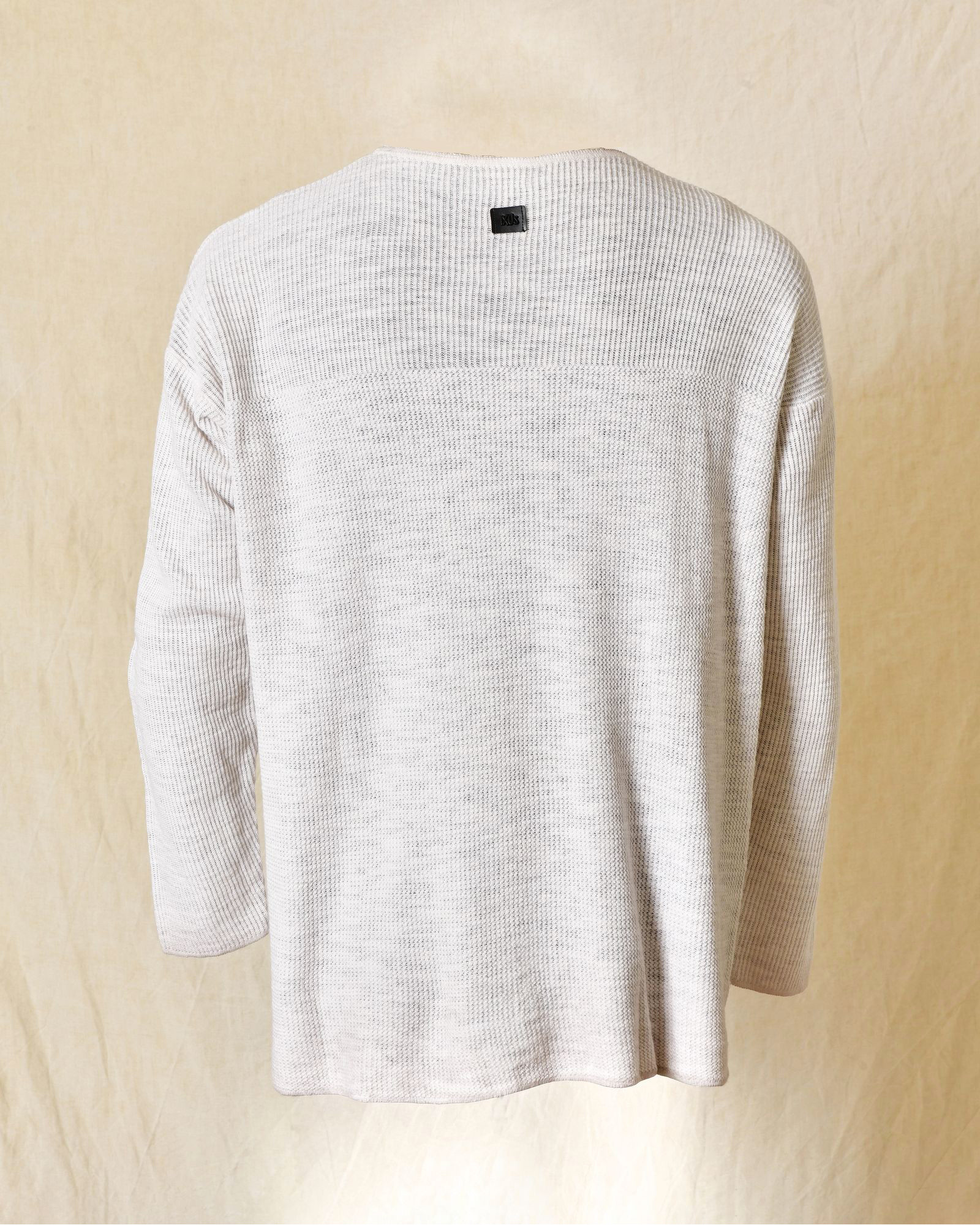 Pull en maille blanc chiné Ixos