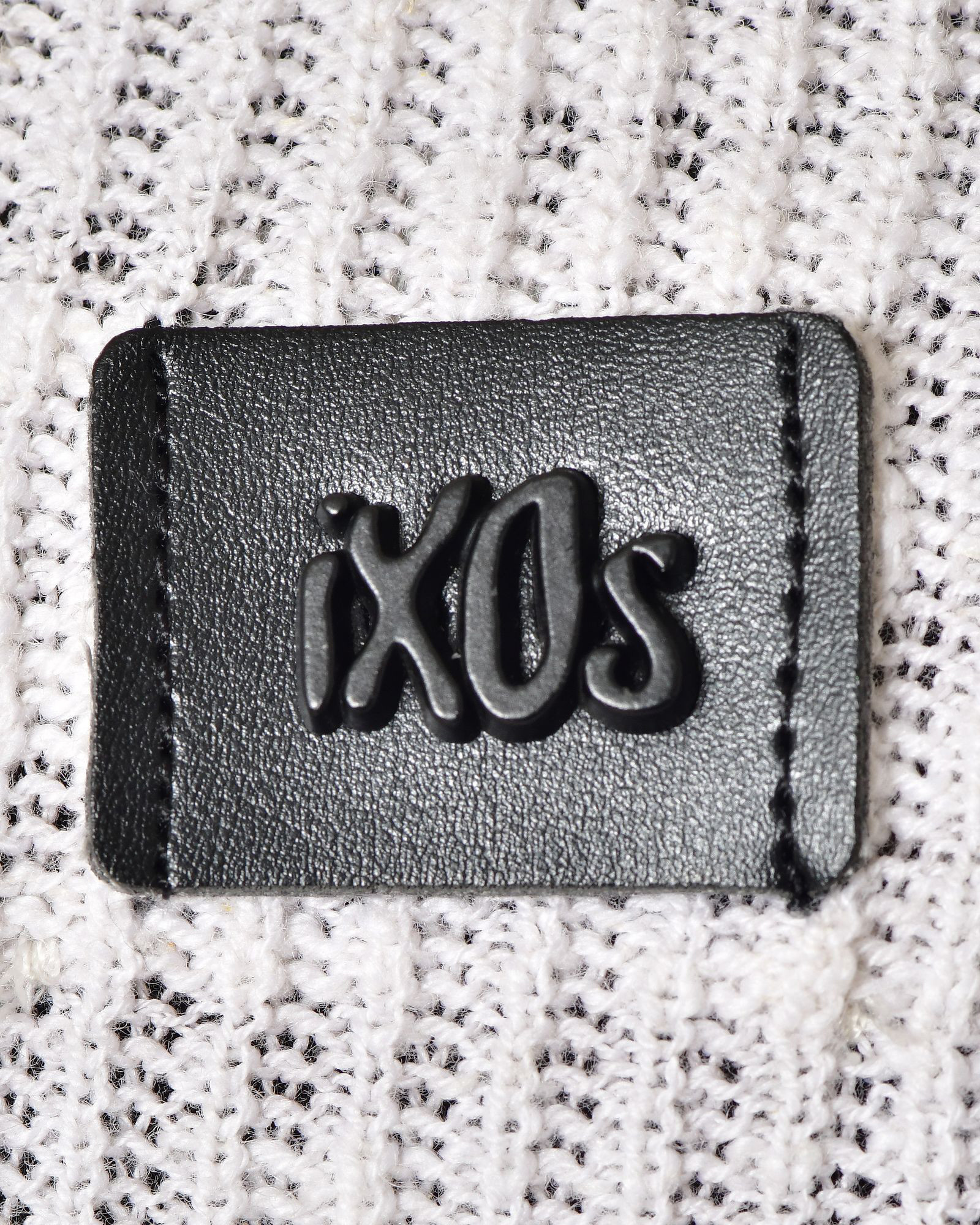 Pull en maille blanc chiné Ixos