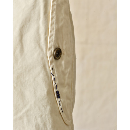 Pantalon parachute blanc Front Street