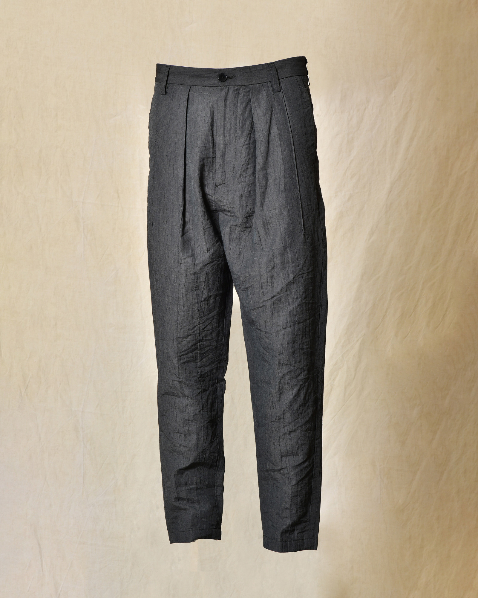 Pantalon en lin gris Ixos