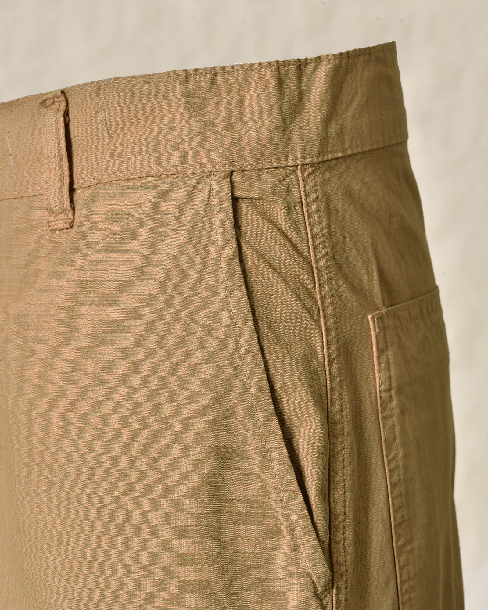 Pantalon en coton camel Front Street