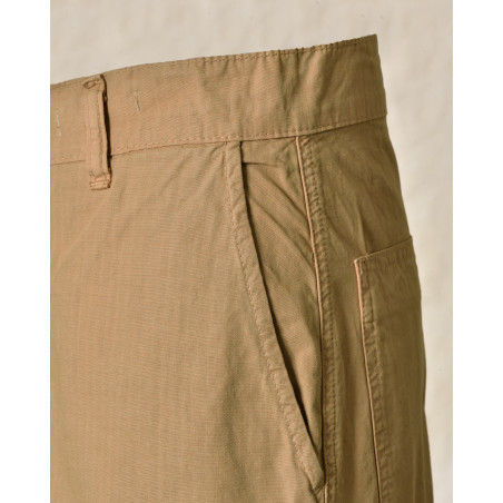 Pantalon en coton camel Front Street