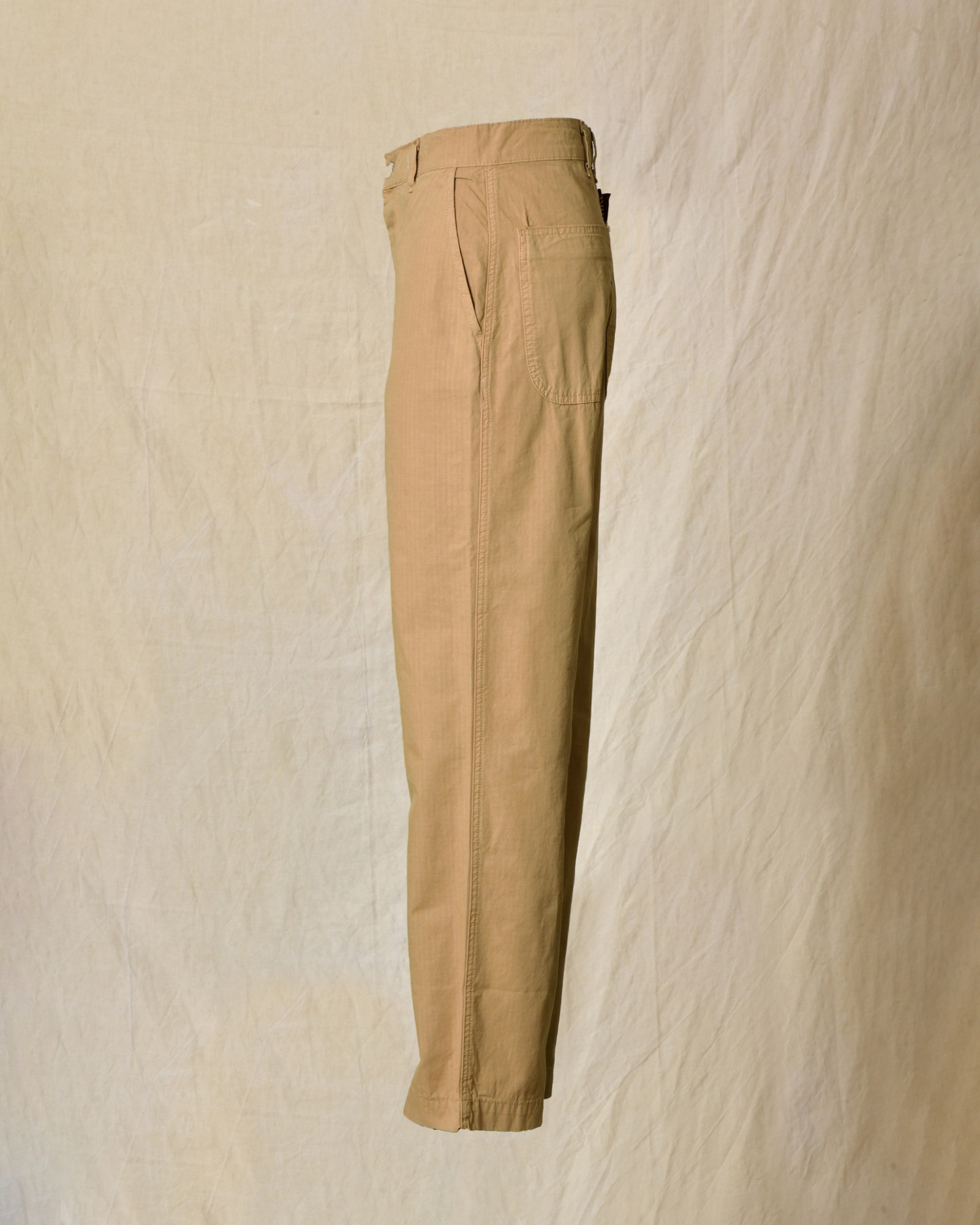 Pantalon en coton camel Front Street