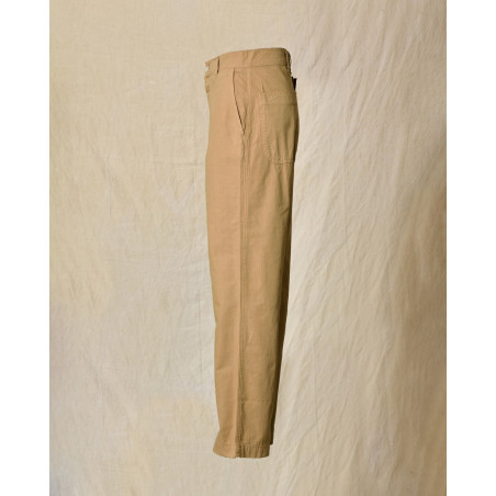 Pantalon en coton camel Front Street