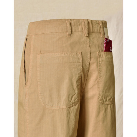 Pantalon en coton camel Front Street