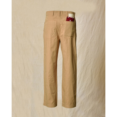 Pantalon en coton camel Front Street