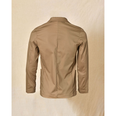 Veste blazer en coton camel RPL