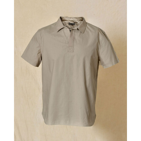 Polo en coton gris Ixos