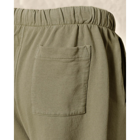 Short de survêtement kaki Front Street