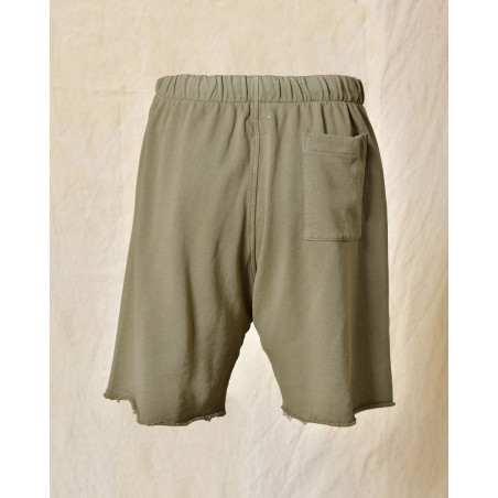 Short de survêtement kaki Front Street