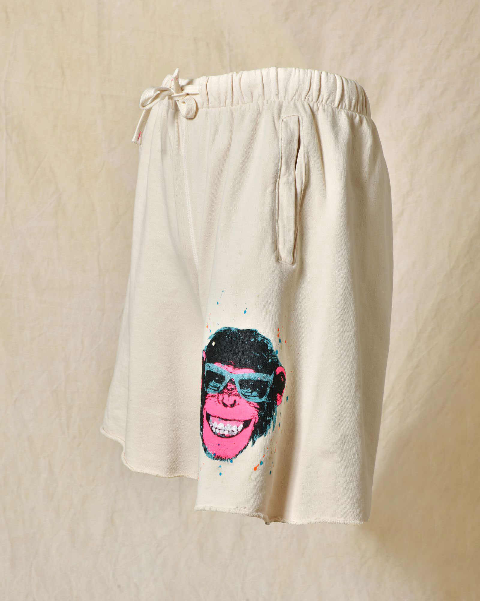 Short de survêtement beige Front Street