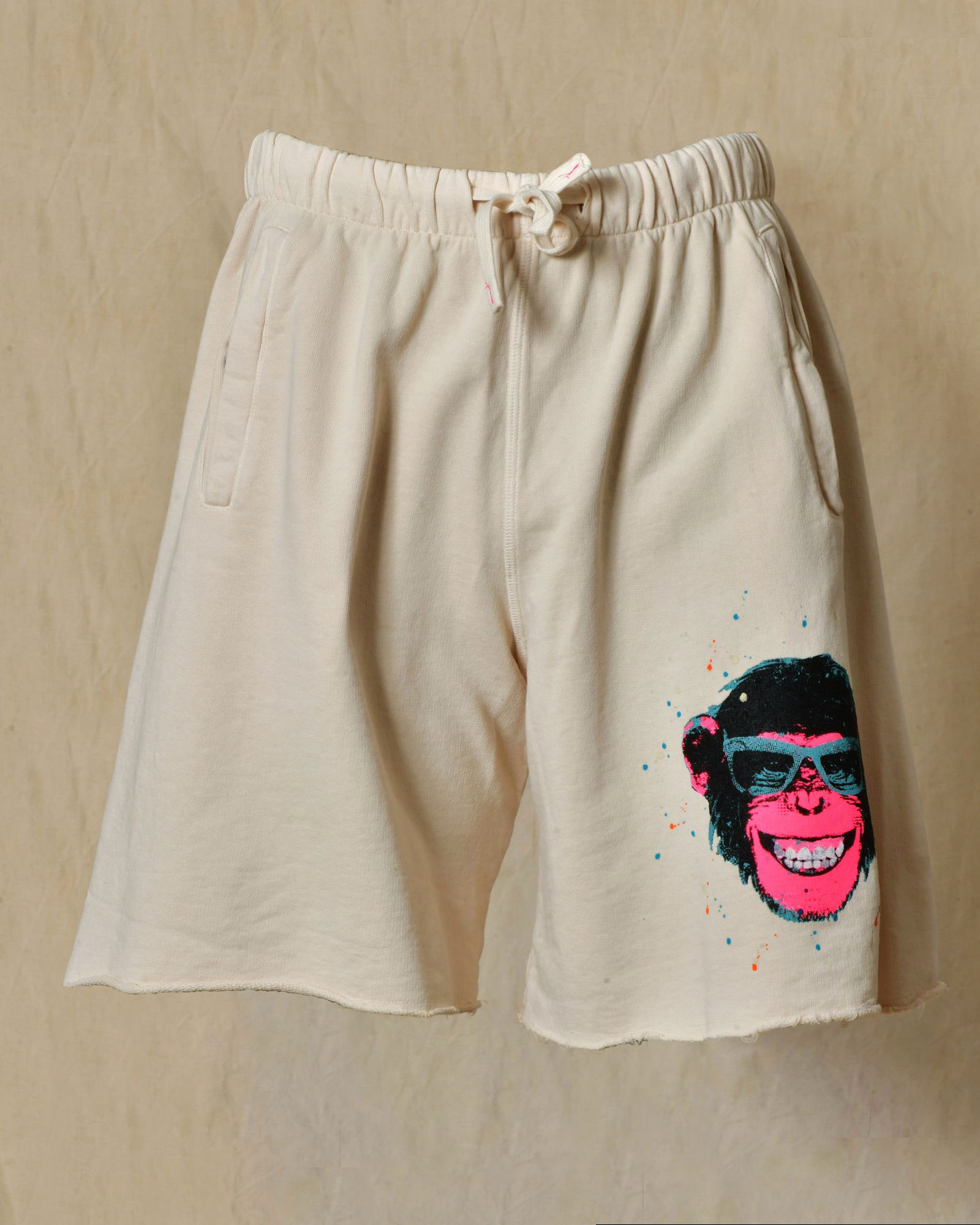 Short de survêtement beige Front Street