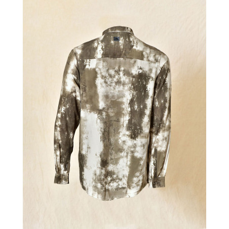 Chemise kaki effet délavé Ixos