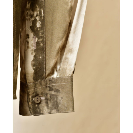 Chemise kaki effet délavé Ixos